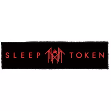 SLEEP TOKEN: Logo superstrip (22 cm x 5 cm) (felvarró)