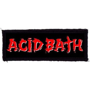 ACID BATH: Logo (12,5 cm x 4 cm) (felvarró) 