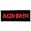 ACID BATH: Logo (12,5 cm x 4 cm) (felvarró) 