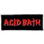 ACID BATH: Logo (12,5 cm x 4 cm) (felvarró) 