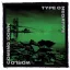 TYPE O NEGATIVE: World Coming Down (9,5 cm x 9,5 cm) (felvarró) 
