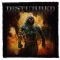 DISTURBED: Indestructible (9,5 cm x 9,5 cm) (felvarró) 