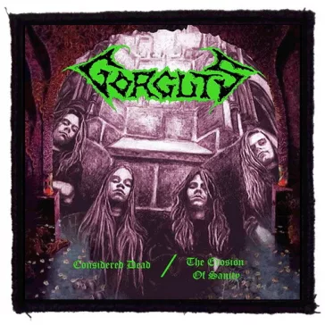 GORGUTS: Considered Dead (9,5 cm x 9,5 cm) (felvarró) 