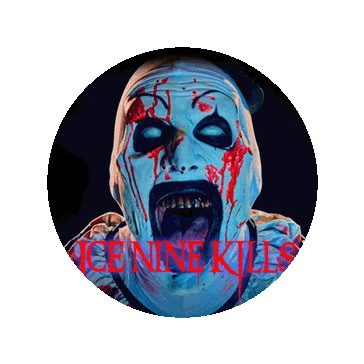 ICE NINE KILLS: A Work Of Art (nagy jelvény, 3,7 cm)