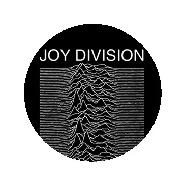 JOY DIVISION: Unknown Pleasures (nagy jelvény, 3,7 cm)