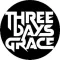 THREE DAYS GRACE: Logo (jelvény, 2,5 cm) 