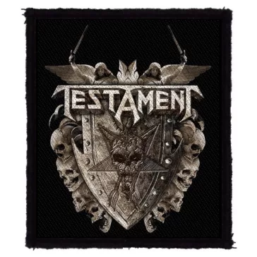 TESTAMENT: Shield (8 cm x 9,5 cm) (felvarró) 