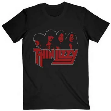 THIN LIZZY: Band Photo Logo (póló)