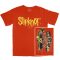 SLIPKNOT: Logo Splatter (orange) (póló)