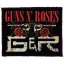 GUNS N' ROSES: Logo Chinese Democracy (9,5 cm x 8 cm) (felvarró)