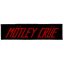 MÖTLEY CRÜE: Logo Superstip (22 cm x 5 cm) (felvarró)
