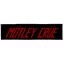 MÖTLEY CRÜE: Logo Superstip (22 cm x 5 cm) (felvarró)
