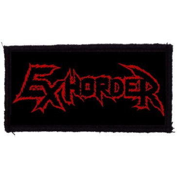 EXHORDER: Logo (9 cm x 4,5 cm) (felvarró)
