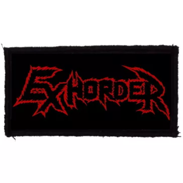 EXHORDER: Logo (9 cm x 4,5 cm) (felvarró)