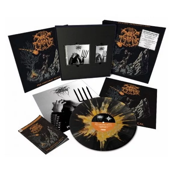 DARKTHRONE: Pre-Hystoric Metal (LP, splattered + CD + MC, box)