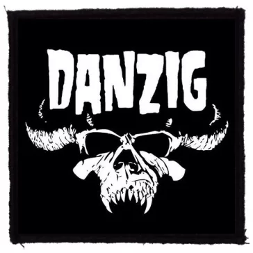 DANZIG: Skull (9,5 cm x 9,5 cm)
