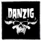 DANZIG: Skull (9,5 cm x 9,5 cm)