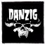 DANZIG: Skull (9,5 cm x 9,5 cm)