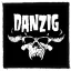 DANZIG: Skull (9,5 cm x 9,5 cm)