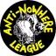 ANTI-NOWHERE LEAGUE: Fist (nagy jelvény, 3,7 cm) 