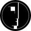 BAUHAUS: Logo (jelvény, 2,5 cm) 
