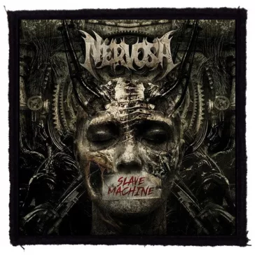 NERVOSA: Slave Machine (9,5 cm x 9,5 cm) (felvarró)