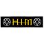 HIM: Logo Superstrip (22 cm x 5 cm) (felvarró)