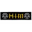 HIM: Logo Superstrip (22 cm x 5 cm) (felvarró)