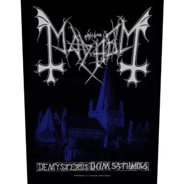   MAYHEM: De Mysteriis Dom Sathanas (hátfelvarró / backpatch)