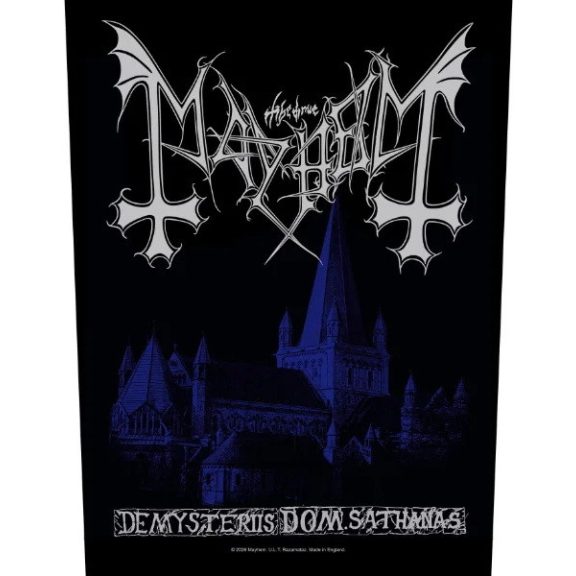 MAYHEM: De Mysteriis Dom Sathanas (hátfelvarró / backpatch) MAYHEM: De Mysteriis Dom Sathanas (hátfelvarró / backpatch)