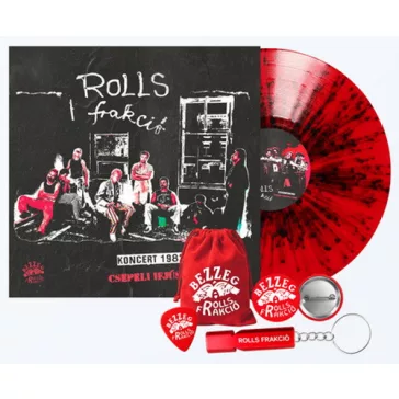   ROLLS FRAKCIÓ: Koncert 1982.09.12 (LP, red/black splatter, 140 gr, ltd.)