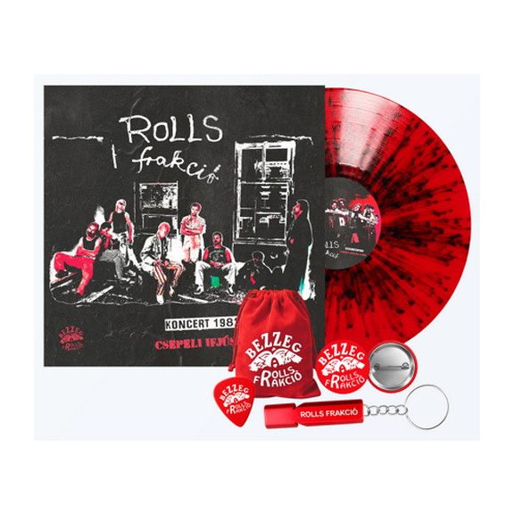 ROLLS FRAKCIÓ: Koncert 1982.09.12 (LP, red/black splatter, 140 gr, ltd.) ROLLS FRAKCIÓ: Koncert 1982.09.12 (LP, red/black splatter, 140 gr, ltd.)