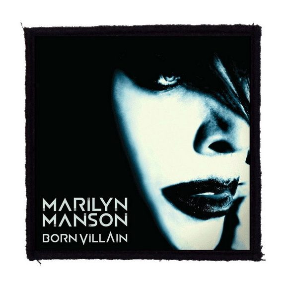 MARILYN MANSON: Born Villain (9,5 cm x 9,5 cm) (felvarró) MARILYN MANSON: Born Villain (9,5 cm x 9,5 cm) (felvarró)
