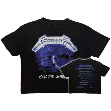 METALLICA: Ride The Lightning (ladies crop top)