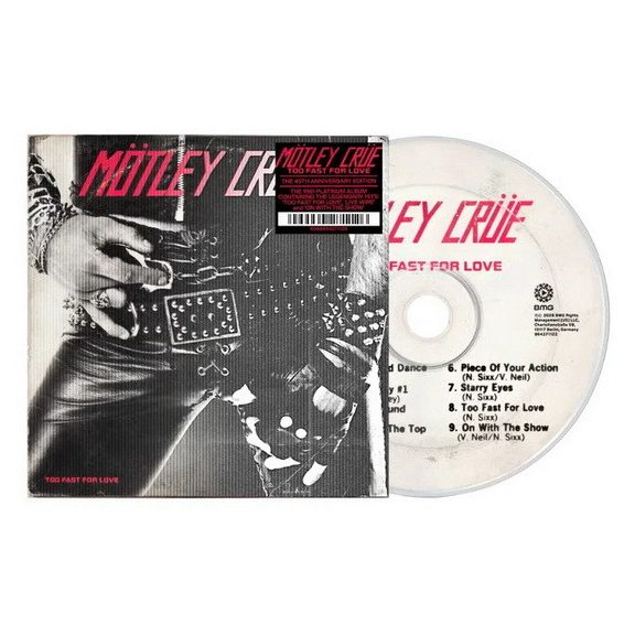 MÖTLEY CRÜE: Too Fast For Love 45th Anniversary (CD, ltd.) MÖTLEY CRÜE: Too Fast For Love 45th Anniversary (CD, ltd.)